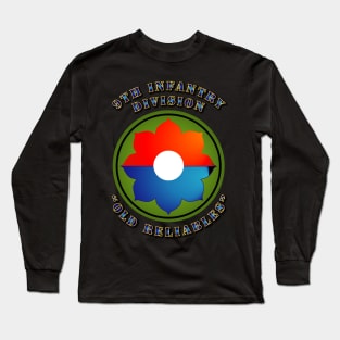 9th Infantry SSI - Old Reliables Long Sleeve T-Shirt